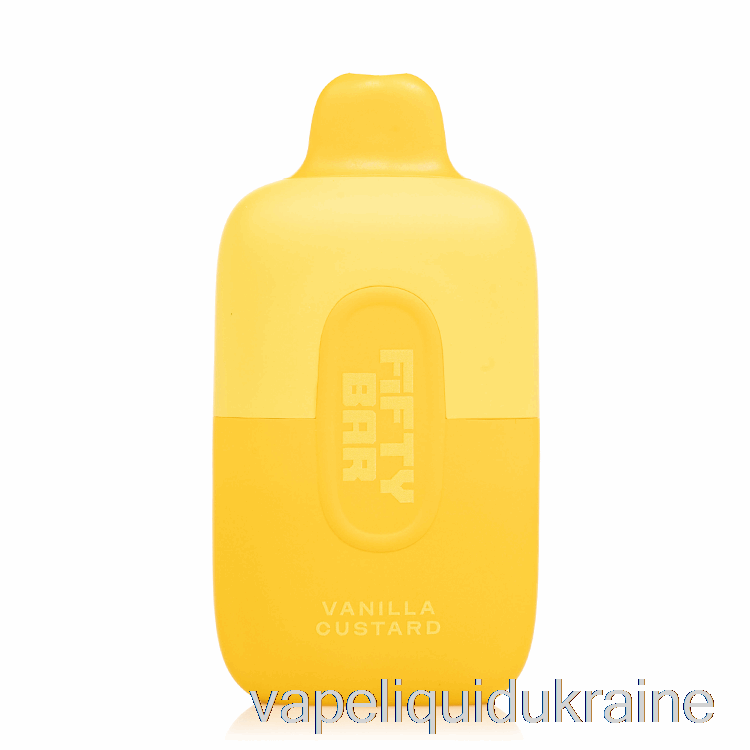 Vape Liquid Ukraine Fifty Bar 6500 Disposable Vanilla Custard